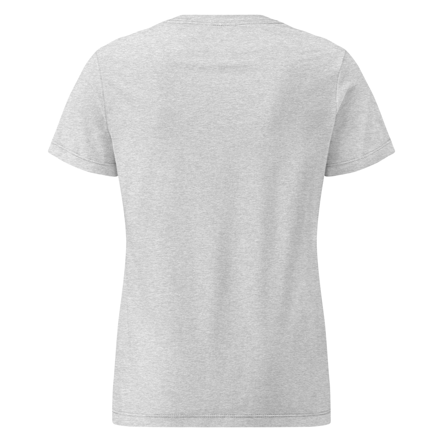 Camiseta MILLE Ascend de color gris sport para mujer. Vista trasera.