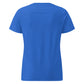 Camiseta MILLE Ascend de color azul royal para mujer. Vista trasera.