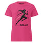 Camiseta MILLE Ascend de color fucsia para mujer con diseño 