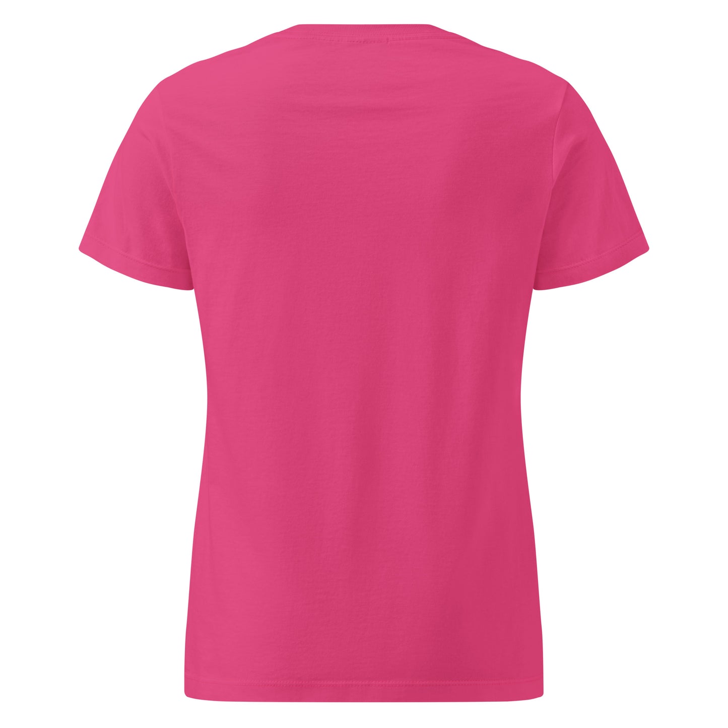 Camiseta MILLE Ascend de color fucsia para mujer. Vista trasera.