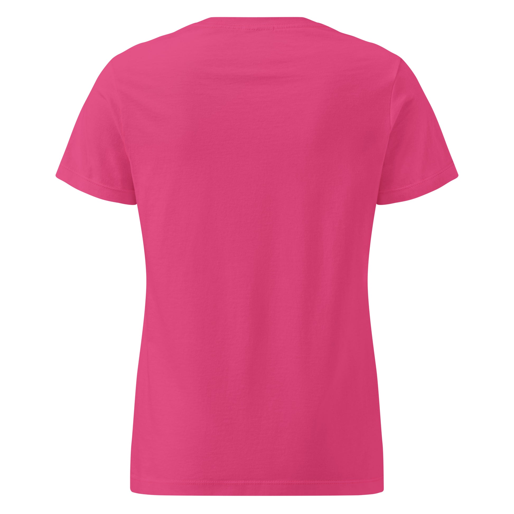 Camiseta MILLE Ascend de color fucsia para mujer. Vista trasera.