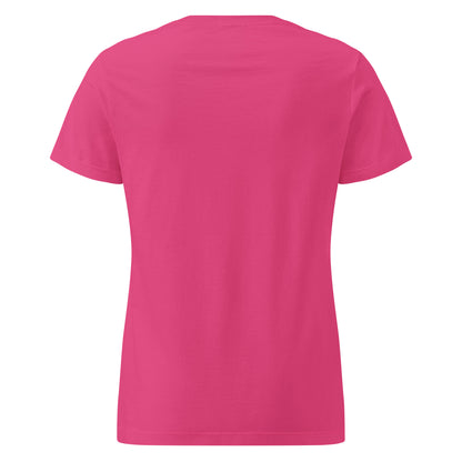 Camiseta MILLE Ascend de color fucsia para mujer. Vista trasera.