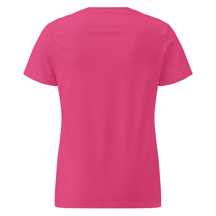 Camiseta MILLE Ascend de color fucsia para mujer. Vista trasera.