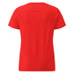 Camiseta MILLE Ascend de color rojo para mujer. Vista trasera.