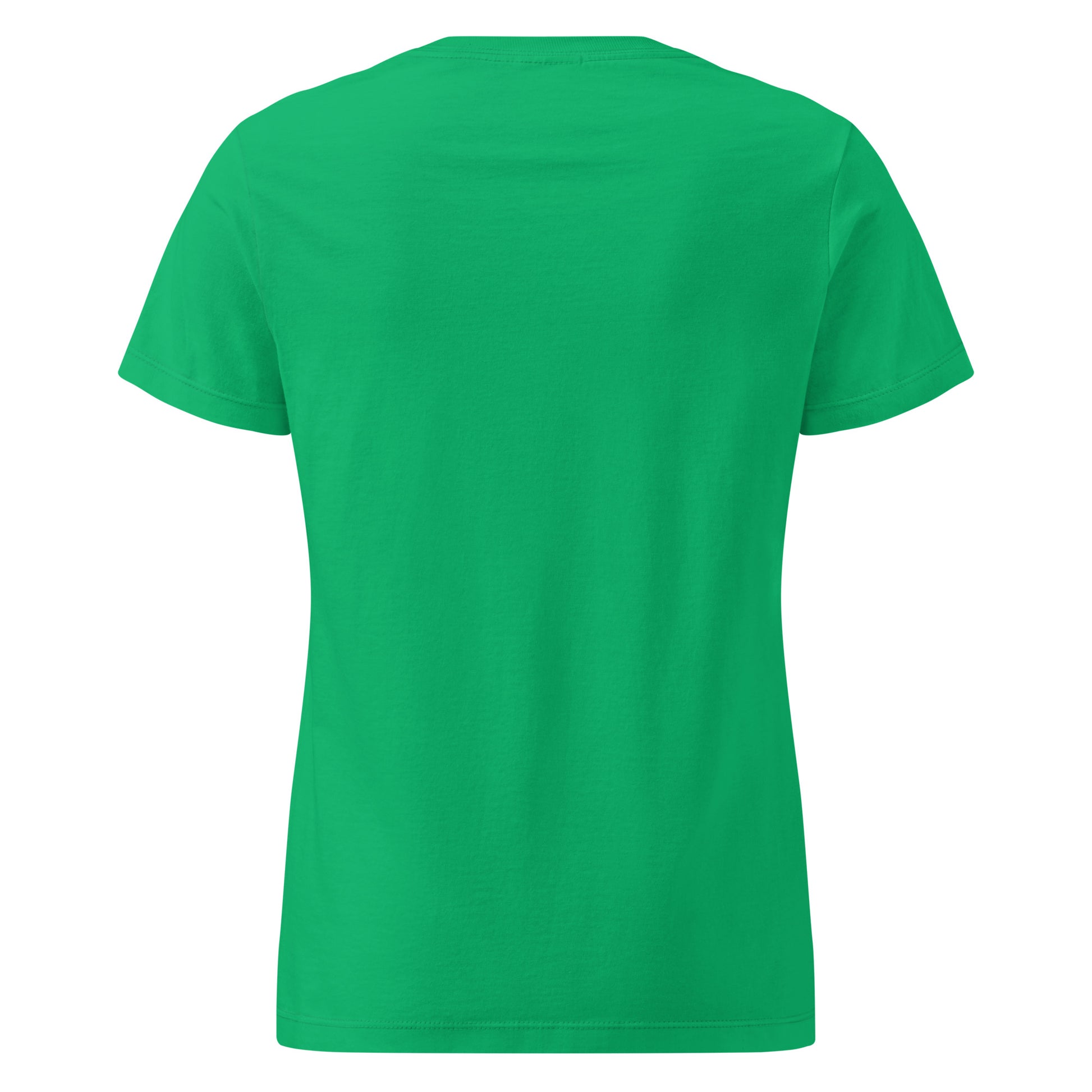 Camiseta MILLE Ascend de color verde para mujer. Vista trasera.